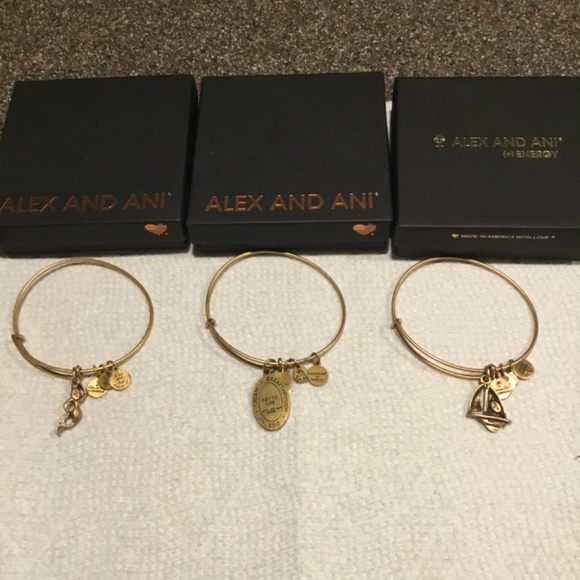 8-Alex & Ani Bracelets - Picture 7 of 7